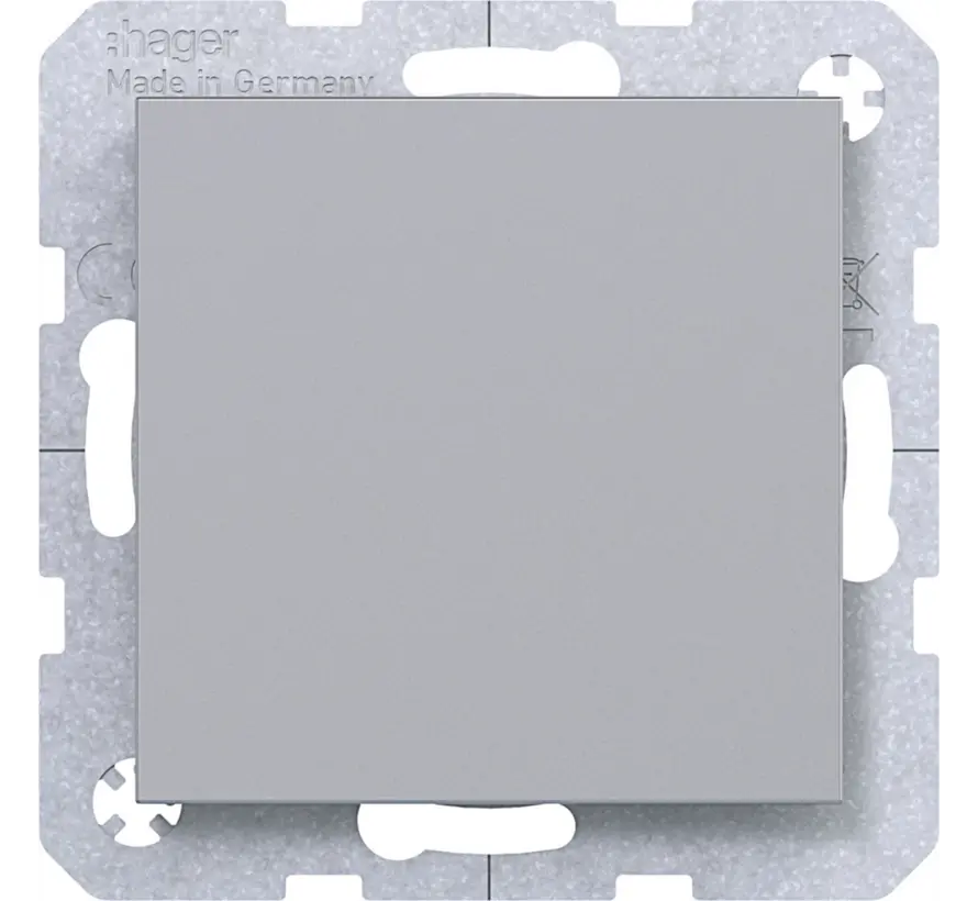 Blindabdeckung mit Tragplatte A1/A8/C1/C8 titan (WAF1001TA)