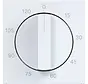 Drehknopf für Zeitschalter 120 Minuten A1/A8/C1/C8 lichtweiß glänzend (WAF1313WG)