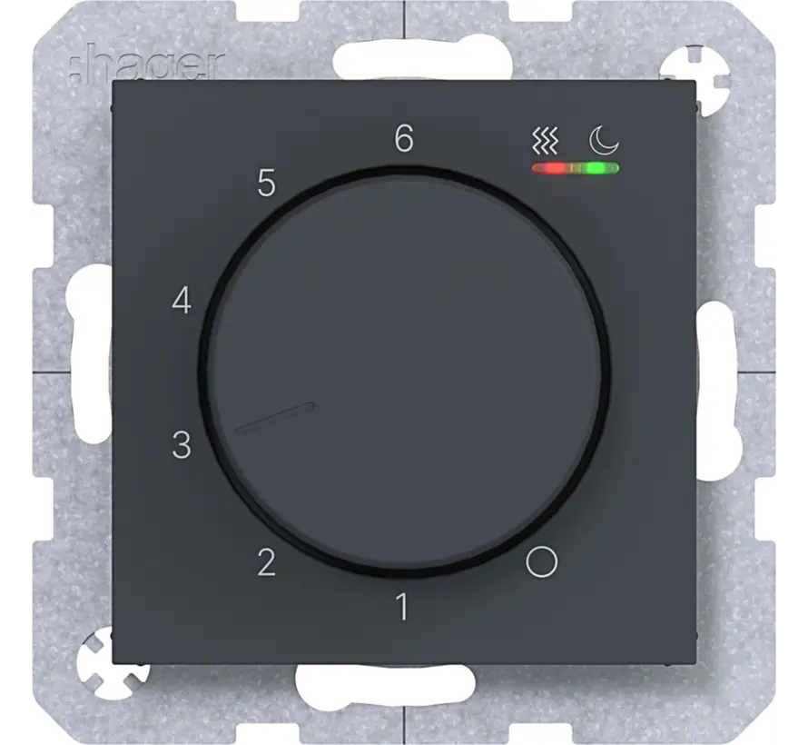 Raumthermostat Heizen/Kühlen A1/A8/C1/C8 anthrazit matt (WAN5011AT)