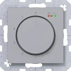 Hager Berker Raumthermostat Heizen/Kühlen A1/A8/C1/C8 titan (WAN5011TA)