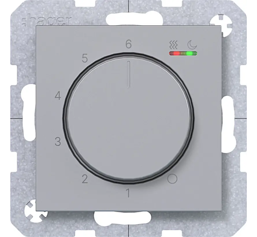 Raumthermostat Heizen/Kühlen A1/A8/C1/C8 titan (WAN5011TA)
