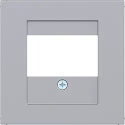 Hager Berker Zentralplatte USB / Lautsprecher A1/A8/C1/C8 titan (WAF1104TA)
