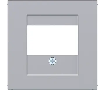 Hager Berker Zentralplatte USB / Lautsprecher A1/A8/C1/C8 titan (WAF1104TA)