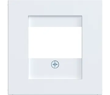 Hager Berker Zentralplatte USB / Lautsprecher A1/A8/C1/C8 lichtweiß matt (WAF1104WM)