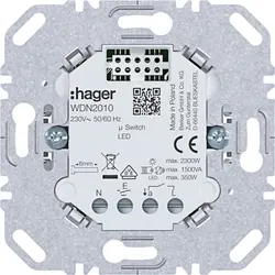 Hager Berker Elektronischer Schalter 1-fach für A1/A8/C1/C8 (WDN2010)
