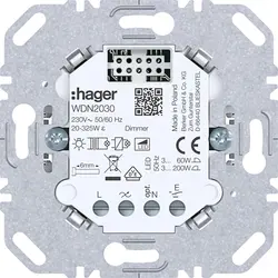 Hager Berker 1-fach Tastdimmer 3-200W für A1/A8/C1/C8 (WDN2030)