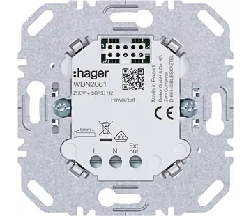 Hager Berker Nebenstelle 3-Draht für Bewegungsmelder A1/A8/C1/C8 (WDN2061)