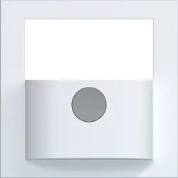 Hager Berker Abdeckung mit Knopf für Bewegungsmelder-Bedienelement A1/A8/C1/C8 lichtweiß matt (WAN7040WM)