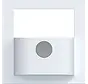Abdeckung mit Knopf für Bewegungsmelder-Bedienelement A1/A8/C1/C8 lichtweiß matt (WAN7040WM)