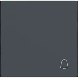 Hager Berker Wippe mit symbol Klingel A1/A8/C1/C8 anthrazit matt (WAW1011AT)