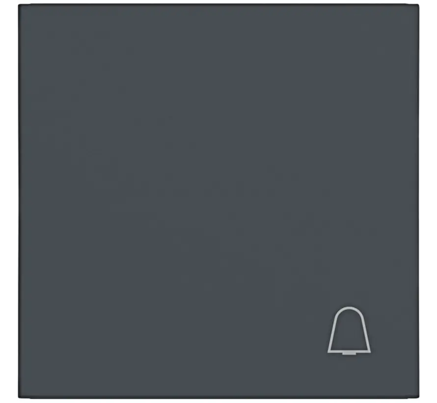 Wippe mit symbol Klingel A1/A8/C1/C8 anthrazit matt (WAW1011AT)