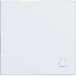 Hager Berker Wippe mit symbol Klingel A1/A8/C1/C8 lichtweiß matt (WAW1011WM)