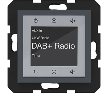 Hager Berker Radio Touch DAB+ A1/A8/C1/C8 anthrazit matt (WAN6011AT)
