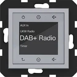 Hager Berker Radio Touch DAB+ A1/A8/C1/C8 titan (WAN6011TA)