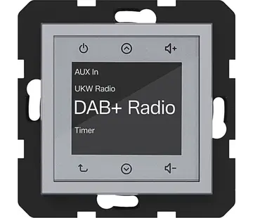 Hager Berker Radio Touch DAB+ A1/A8/C1/C8 titan (WAN6011TA)