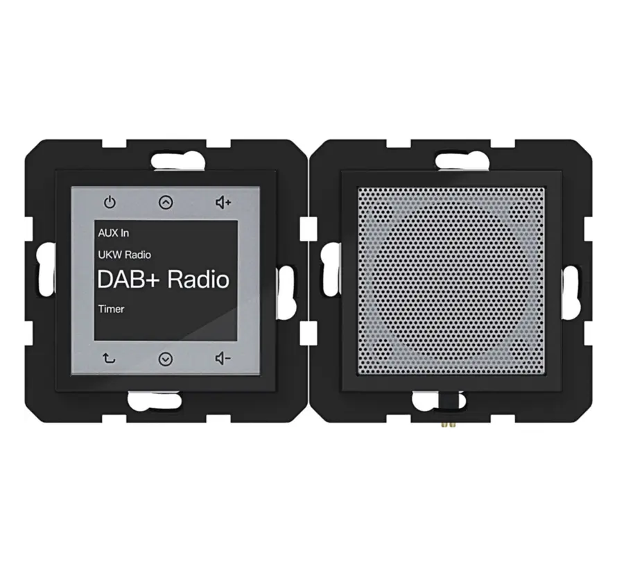 Radio Touch DAB+ mit Lautsprecher A1/A8/C1/C8 nachtschwarz glänzend (WAN6010BG)