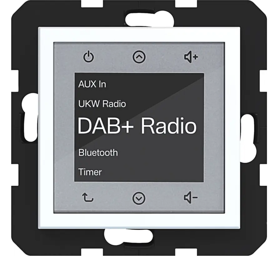 Radio Touch DAB+ mit Bluetooth A1/A8/C1/C8 lichtweiß matt (WAN6111WM)