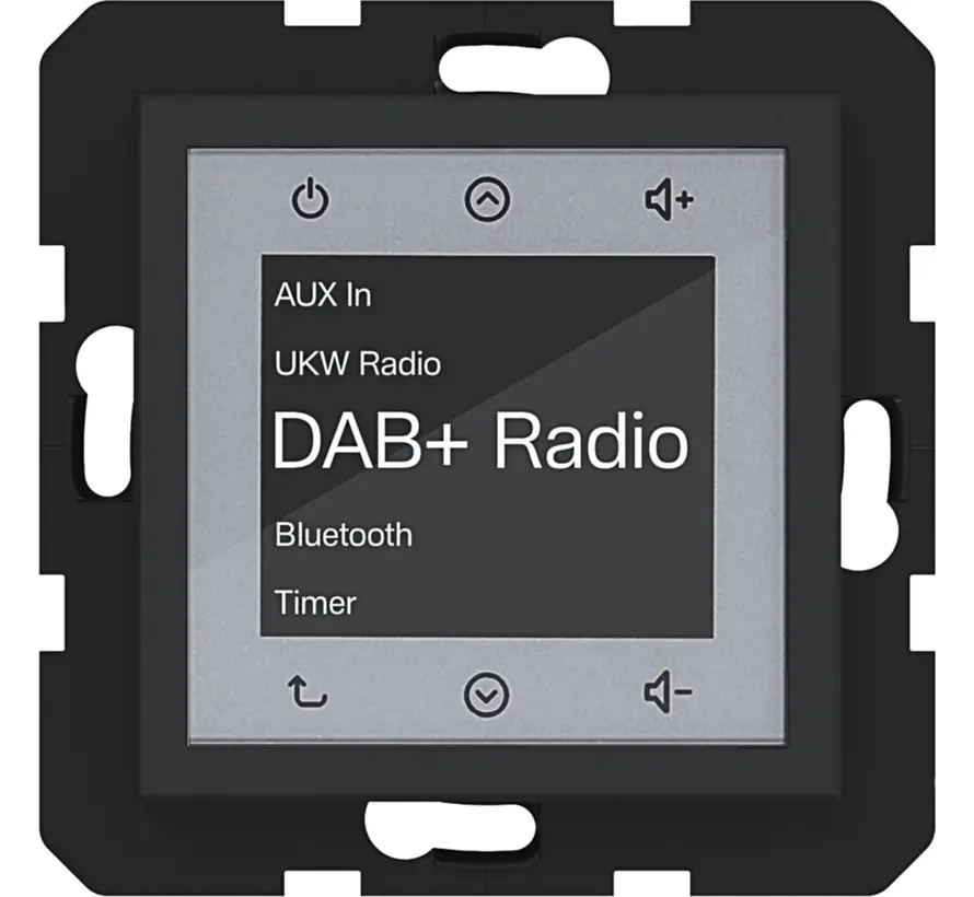 Radio Touch DAB+ mit Bluetooth A1/A8/C1/C8 nachtschwarz matt (WAN6111BM)