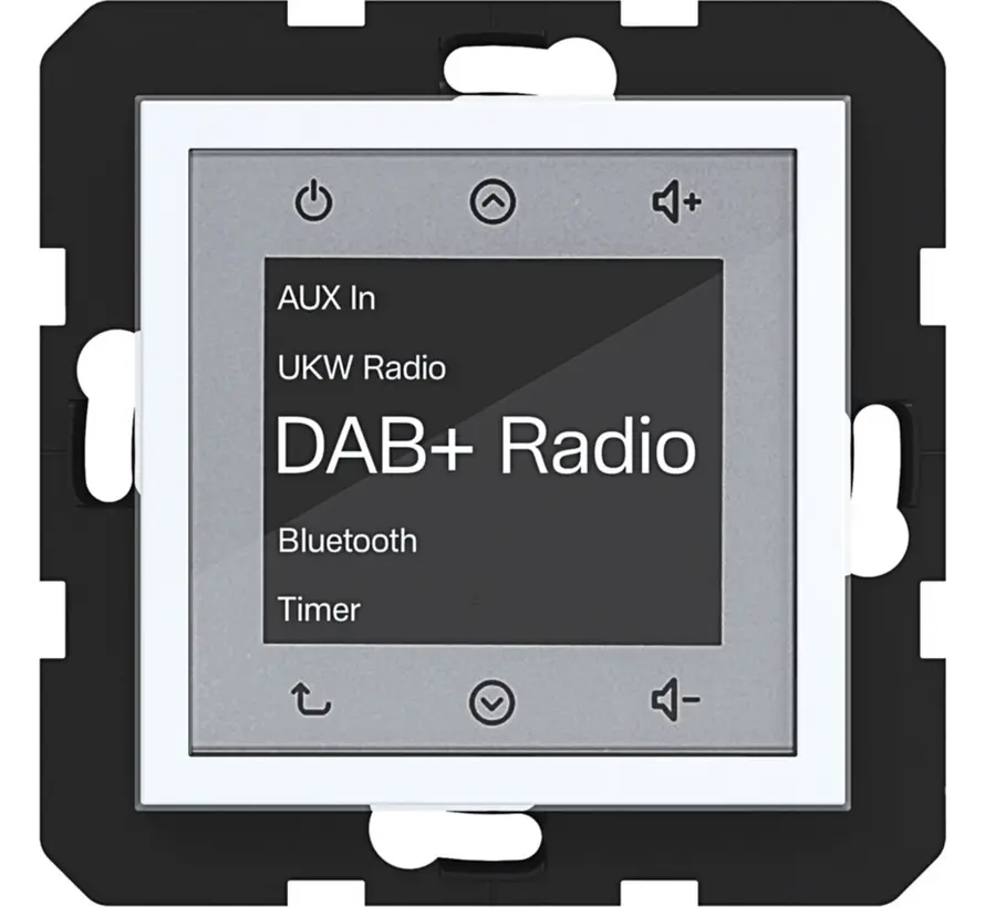 Radio Touch DAB+ mit Bluetooth A1/A8/C1/C8 lichtweiß glänzend (WAN6111WG)