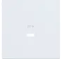 Zentralplatte für USB-Lader Typ C A1/A8/C1/C8 lichtweiß matt (WAF1511WM)