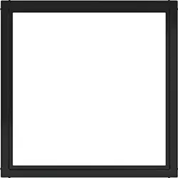 Hager Berker Zwischenring 50x50mm A1/A8/C1/C8 nachtschwarz glänzend (WAF7073BG)