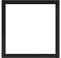 Zwischenring 50x50mm A1/A8/C1/C8 nachtschwarz glänzend (WAF7073BG)