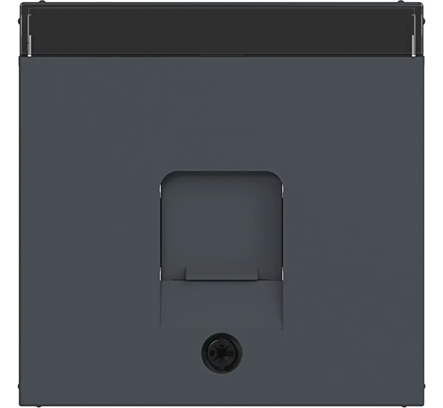 Zentralplatte für Tragring Modular Jack 1-fach A1/A8/C1/C8 anthrazit matt (WAF1160AT)
