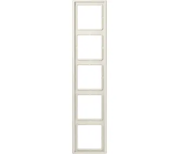 JUNG Abdeckrahmen 5-fach LS990 creme (LS 985 W)