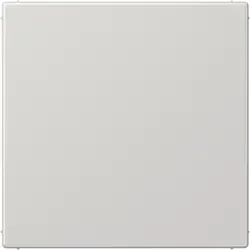 JUNG Zentralplatte Blindabdeckung mit Tragplatte LS990 hellgrau (LS 994 B LG)