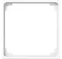 Zwischenrahmen 50 x 50 mm A-range alpinweiß (A 590 Z WW)