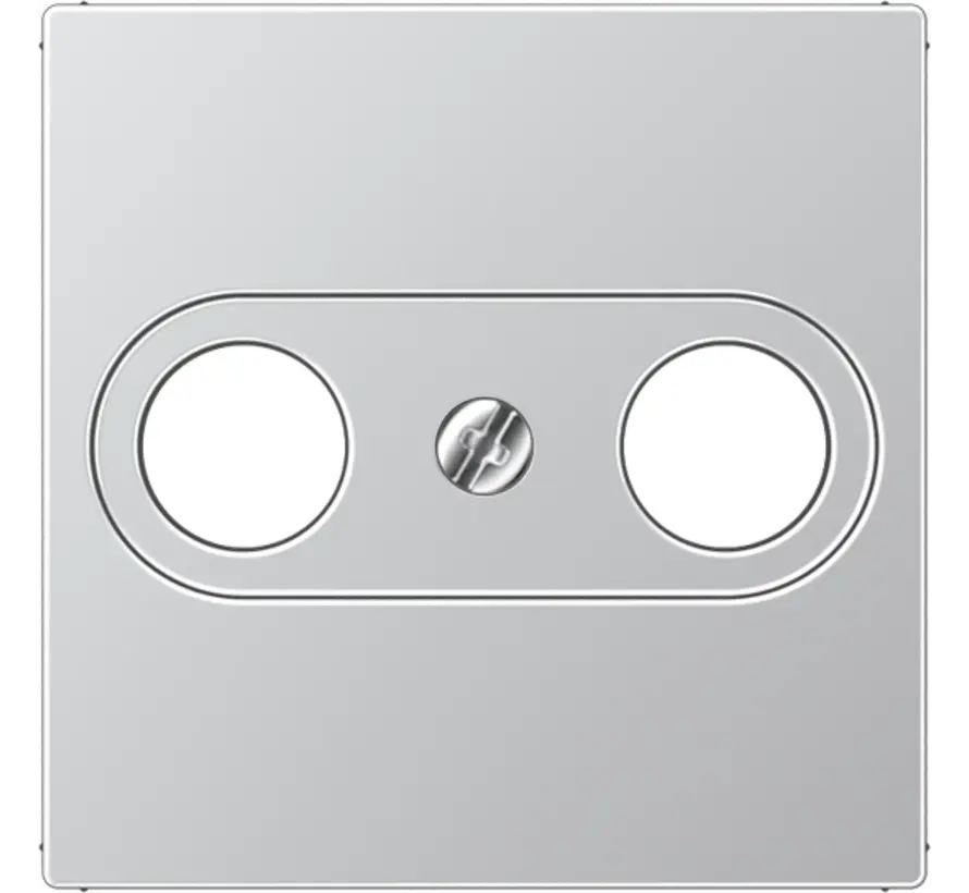 Zentralplatte Antennendosen A-range aluminium (A 561 PLTV AL)