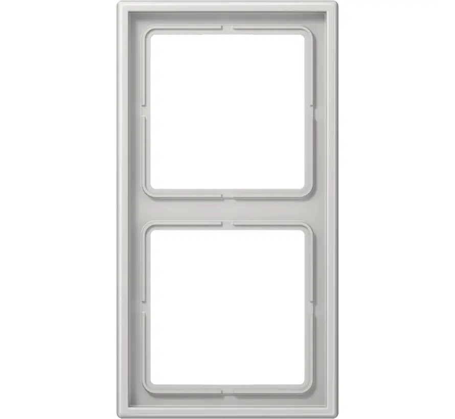 Abdeckrahmen 2-fach LS990 hellgrau (LS 982 LG)