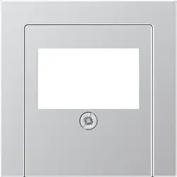 JUNG Zentralplatte USB/Lautsprecher A-range aluminium (A 569 PLT AL)