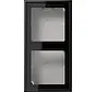 Aufputz-Gehäuse 2-fach LS990 schwarz glänzend (LS 582 A SW)