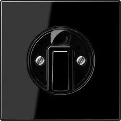 JUNG Drehbedienaufsatz für Jalousie oder Drehschalter LS990 schwarz glänzend (LS 1941 SW)