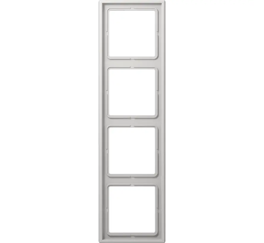 Abdeckrahmen 4-fach LS990 hellgrau (LS 984 LG)