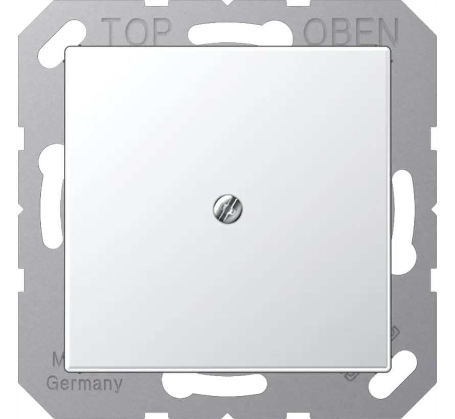 Zentralplatte Leitungsauslass A-range aluminium (A 590 A AL)