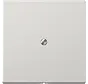 Zentralplatte Leitungsauslass mit Tragring LS990 hellgrau (LS 990 A LG)