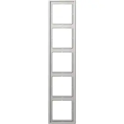 JUNG Abdeckrahmen 5-fach LS990 hellgrau (LS 985 LG)