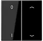 EnOcean Funk-Wandsender 4-Kanal mit 0–1 und Pfeilsymbolen LS990 schwarz glänzend (ENO LS 995 P01 SW)