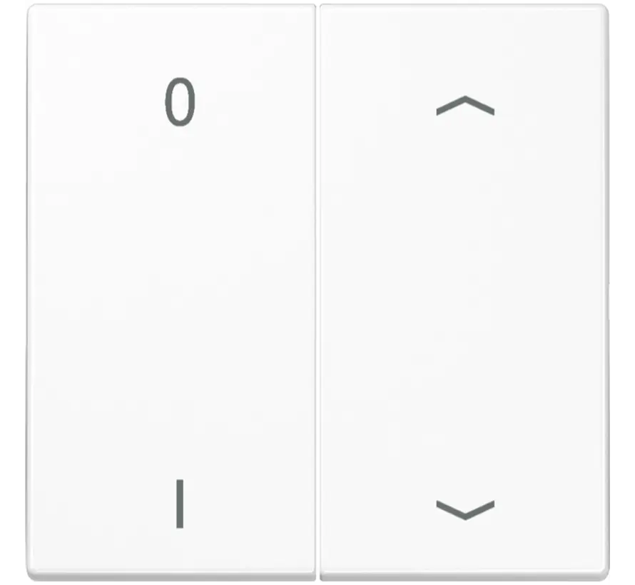 EnOcean Funk-Wandsender 4-Kanal mit 0–1 und Pfeilsymbolen LS990 alpinweiß (ENO LS 995 P01 WW)