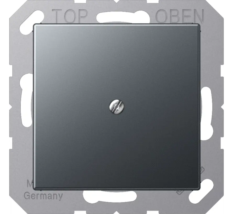 Zentralplatte Leitungsauslass A-range anthrazit matt (A 590 BFA ANM)