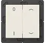 EnOcean Funk-Wandsender 4-Kanal mit 0–1 und Pfeilsymbolen A-range creme (ENO A 595 P01)