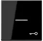 Wippe symbol Schlüssel Kontrollfenster A-range schwarz glänzend (A 590 KO5 T SW)