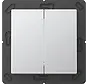 EnOcean Funk-Wandsender 4-Kanal A-range aluminium (ENO A 595 AL)