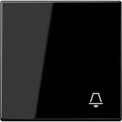 JUNG Wippe symbol Klingel LS990 schwarz glänzend (LS 990 K SW)
