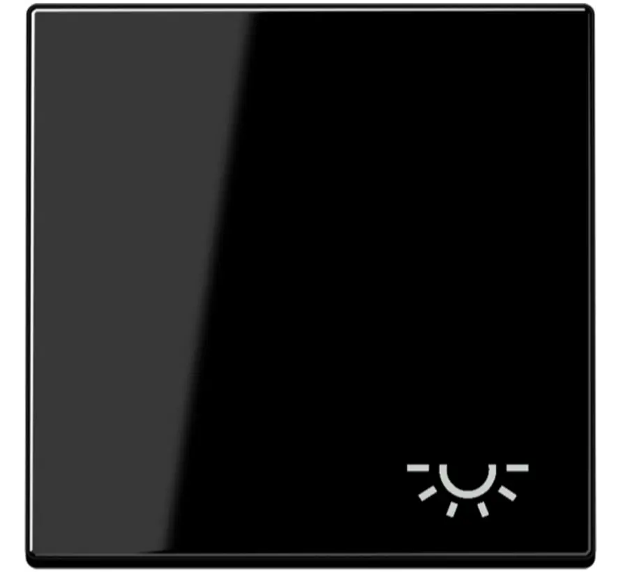 Wippe symbol Licht A-range schwarz glänzend (A 590 L SW)