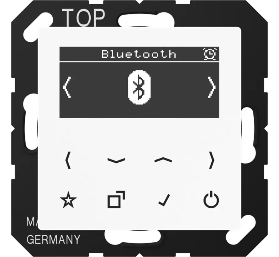 Smart Radio DAB+ Bluetooth ohne Lautsprecher A-range alpinweiß (DAB A BT WW)
