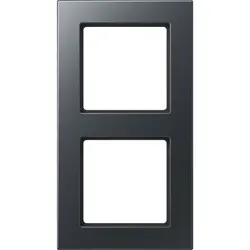 JUNG Abdeckrahmen 2-fach A550 anthrazit matt (A 5582 BF ANM)