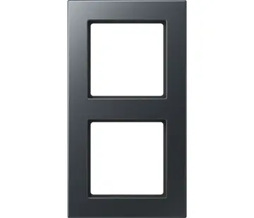 JUNG Abdeckrahmen 2-fach A550 anthrazit matt (A 5582 BF ANM)